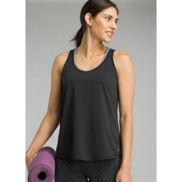 NWT-  PRANA Tank Top Size Medium - "Revere" - Heathered Red - Picture 5 of 5